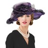 Kentucky Organza Derby Top Hats for Women Sun Visor Cap