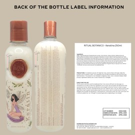 Ritual Botánico Keratina Orgánica | Treatment to Straighten, Repair and Relax Hair | All Natural, Organic & Vegan Ingredients | Product of Colombia| Keratin Medium, 250ml/8.45 Fl Oz)