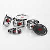 Sumeet Stainless Steel Cookware Set With Lid, 2.6, 3.3 L,