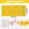 Kamehame Easter Lollipop Molds, Silicone Bunny Egg Butterfly Lollipop Molds