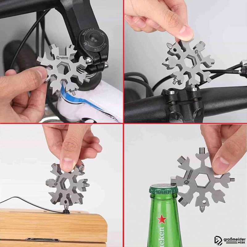 Multifunctional Tool I The Gift for Men I Snowflake 18