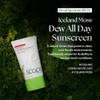 Iceland Moss Dew Protector Solar Spf Textura Coreano Ligero Aireado