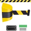 Wall Mount Queue Barrier Belt, Retractable Barrier, with ABS plastic