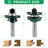 Knoweasy Shaker Style Rail and Stile Router Bit Set with