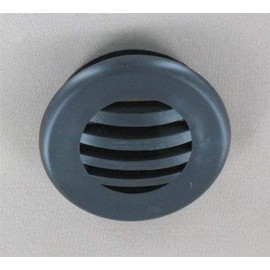 Replacement Boat Parts Black 1" louvered Impact Vent