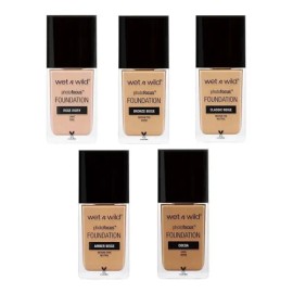 Bases De Maquillaje 5 Pzs Wet N Wild Photo Focus Matte Fund. Tono Photo Focus Matte Foundation