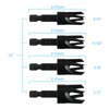 Wood Plug Cutters, 4 pcs Straight Wood Plug Cutters &