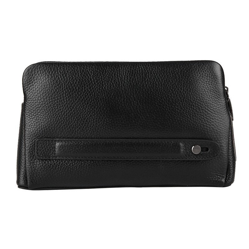 Fipilock FL-V1 Men Zipper Leather Wallet Smart Fingerprint Security Anti