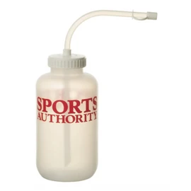 Squeeze Sports Authority 1 Liter Squeeze Water Bottles with Straw White Bottle Water New