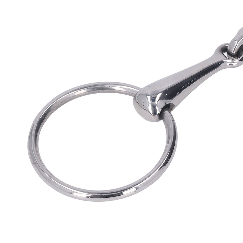 Horse Snaffle Stainless Steel Flexible Jointed Wearable Rust Proof O