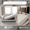 QIANMEW Couch Cushion Covers for Sectional and L Shaped Sofa,