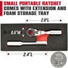 CROM 1/4-inch Mini Ratchet Wrench - Use As 1/4 Bit