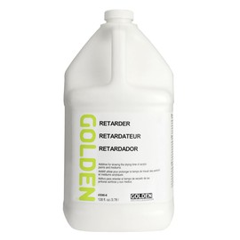 Retarder by Golden, 128 fl oz. / 3.78 l Bottle, Professional Acrylic Fluid Mediums and Additives