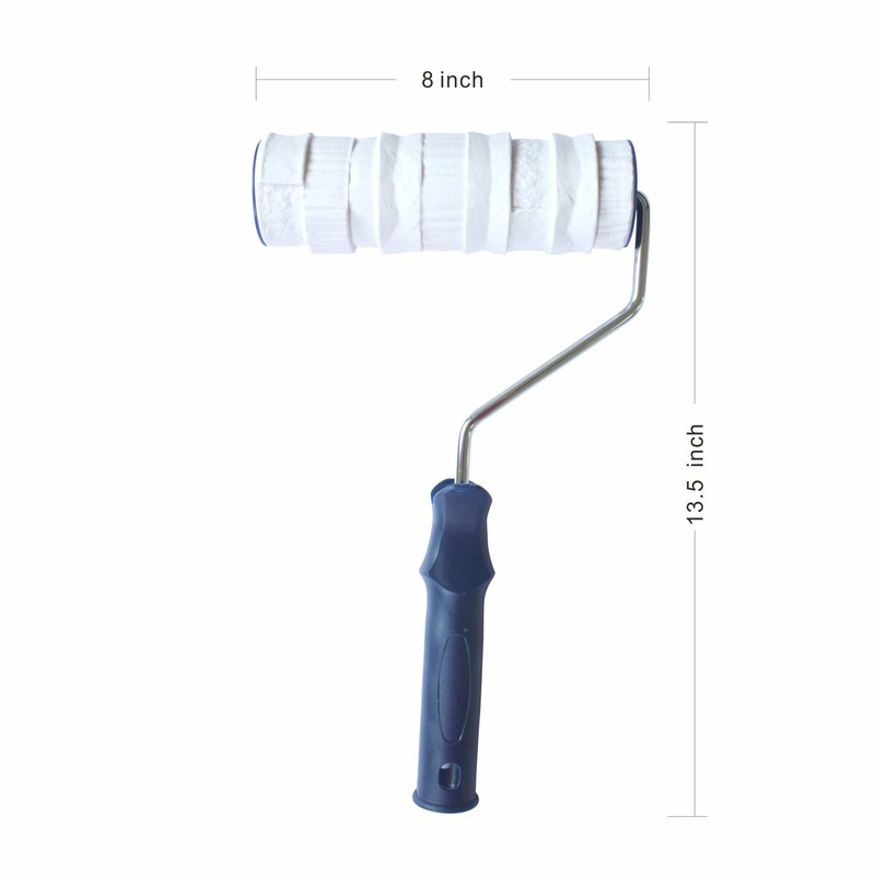 Nichiyo 8'' Patterned Paint Roller for Wall Decoration Classic Brick