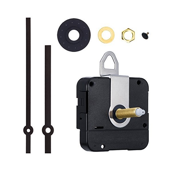 31 mm Quartz Clock Long Movement DIY Clock Repair Kit (Black)