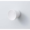 SANEI PW6812-W4 Toothpaste Cup, Suction Cup, Attaches to Wall, Floating
