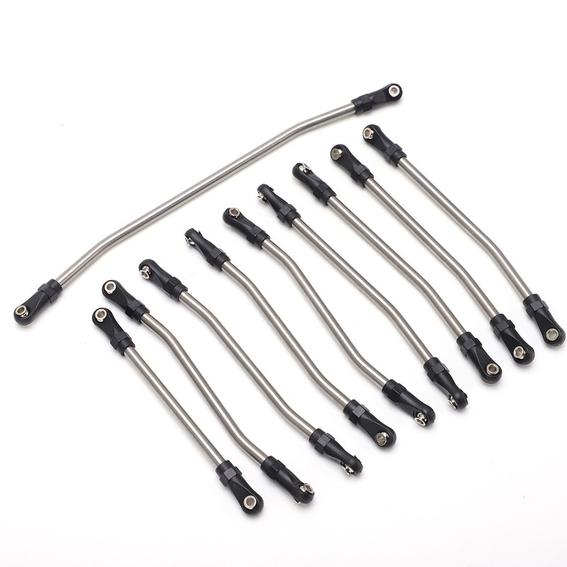 10pcs Stainless Steel Link Rod Fit for Axial Wraith 90018