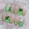 Green Natour Handmade Nail Tips - Lipstick / 그린나뚜르 수제네일팁