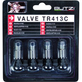 Sumex BZA413C Ventilkappen Butzi, Chrom, 4 Stück