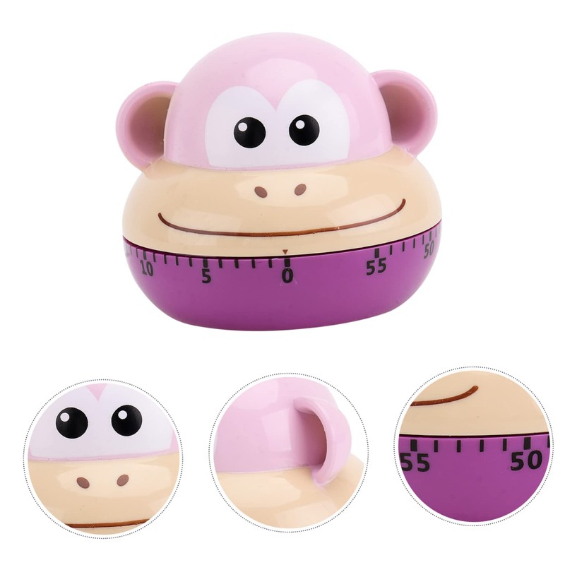 ABOOFAN 1Pc Cartoon Animal Kitchen Timer Practical Reminder for Cooking