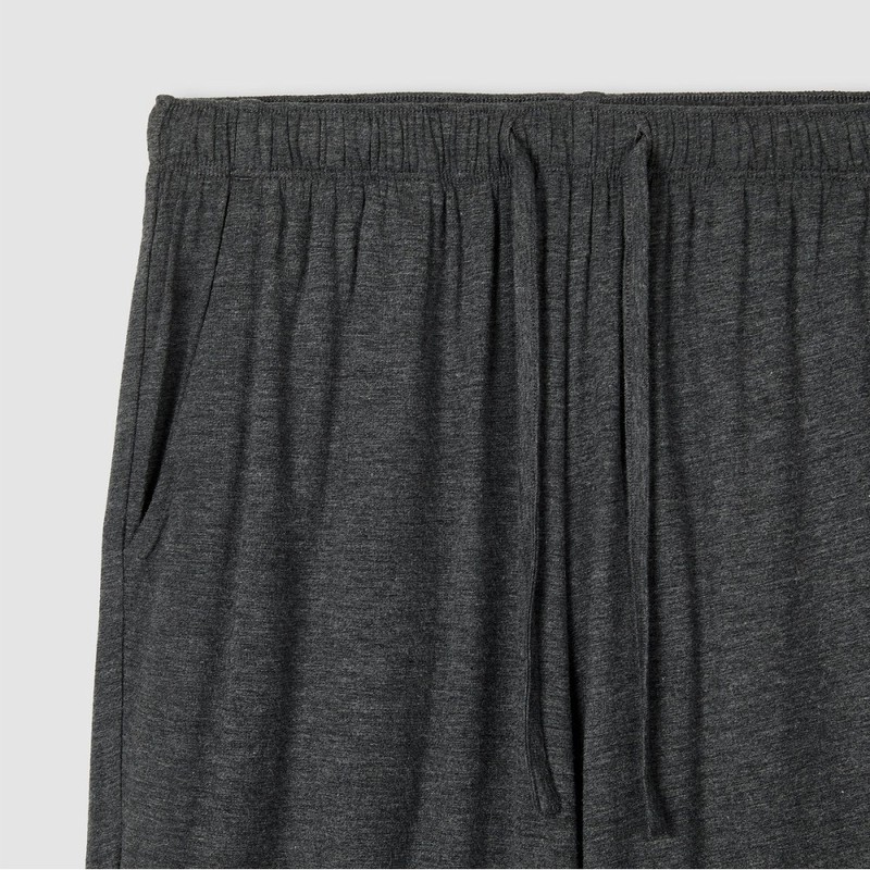JAJU [JAJU] Women's Rayon Stretch 10-part Lounge Pants_Charcoal