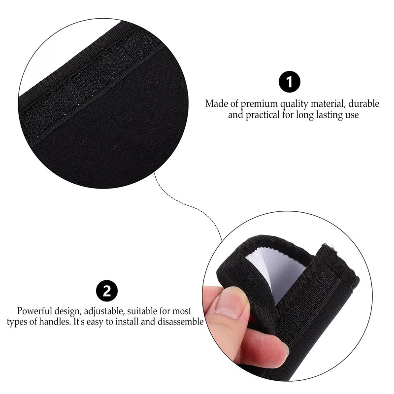 DOITOOL 4pcs Refrigerator Door Handle Cover Door Handle Covers for