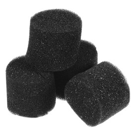 sourcing map Pack of 50 Hydroponics Sponges 1.26 Inch Growing Media Cylindrical Sponges for Planting Vegetable Flowers at Home, Black