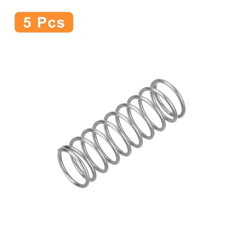 QUARKZMAN Pack of 5 Compression Springs, 0.8 x 9 x