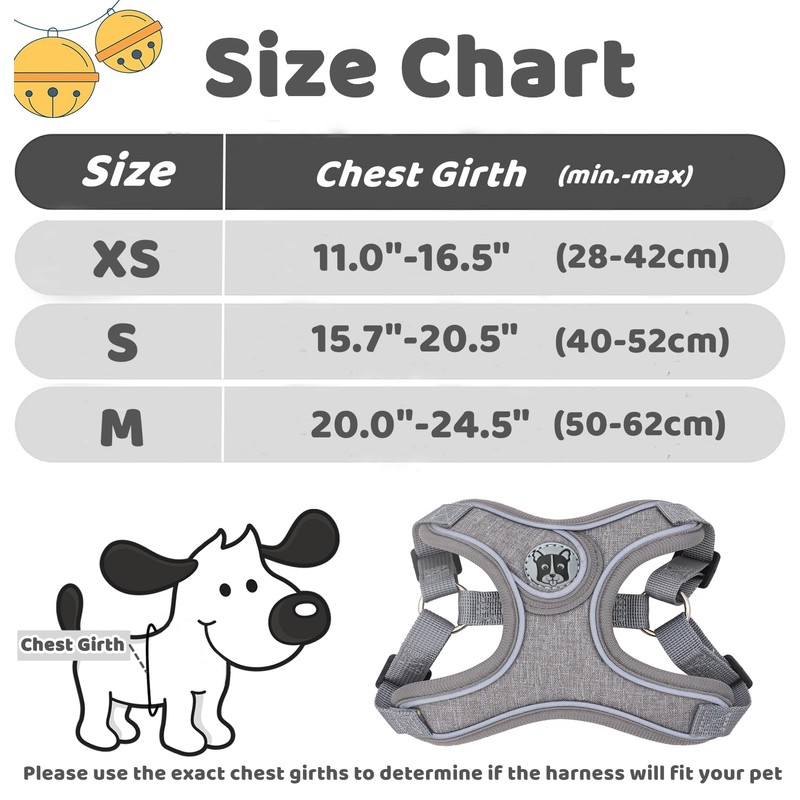 ORYEDA Dog Harness No Pull for Small Size, Easy Walk