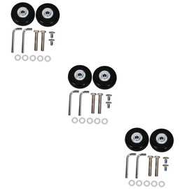 JECOMPRIS 6 Pcs Suitcase Wheels Caster Wheels Castor Wheels Traveling Accessories Travel Accessories Rubber
