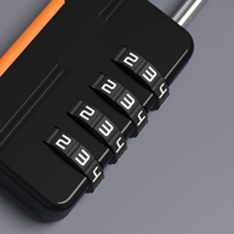 1 Pc Blue 4 Digits Lock,Combination Locker Password Padlock Mini