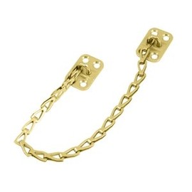 MG-S 12-Inch Long Transom Chain for Windows & Doors (Polished Brass)