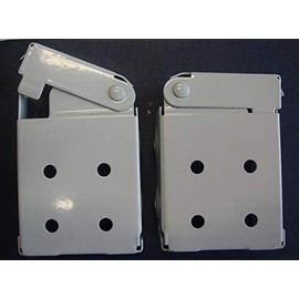 Low Profile Box Mounting Bracket Set for Window Blinds - White
