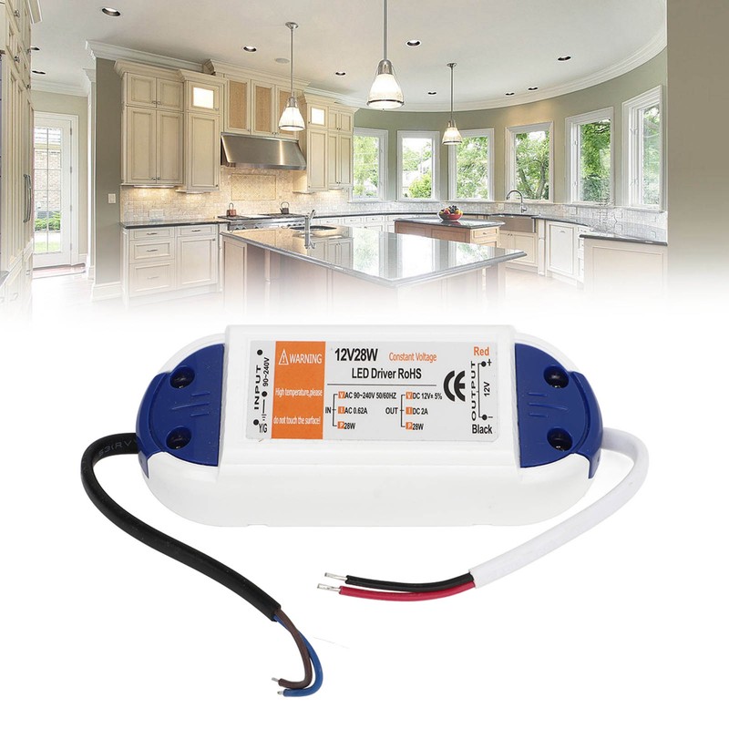 LED Power Supply 0.62A AC90‑240V to DC12V LED Power Transformer