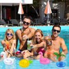 Pool Drinks Holder, Inflatable Drink Holder, Pack of 6 Floating