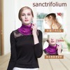 sanctrifolium 100% Silk Neck Cover, Snood, UV Protection, Cold Protection,