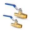 2 Pcs Niikappu Ball Valve 1/2" Pex A x 1/2"