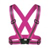 High-stretch luminous reflective riding X-band belt for motorcycle night work pink X-band vest / 고 스판 야광 반사 라이딩 엑스반도 벨트 오토바이 야간작업 분홍색 핑크 X반도 띠 조끼