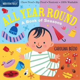 Indestructible Series Fun 6-Book Collection Set - Chew-Proof, Rip-Proof, and Washable Baby Books - All Year Round, Let’s Go Outside!, Let’s Be Kind, Baby Find the Shapes!, Big and Little, Baby See the