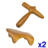 Juniper self-care massage gua sha acupressure tool x2