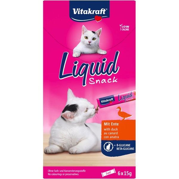 Liquid Snack Duck + Beta Glucans, 1 Pack (1 x 6 sachets)