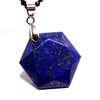 [SION] Natural Stone Power Stone Pendant Top, Hexagram, Star of