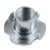 Drive-in nuts, insertion sleeves, M8 x 100 pieces with metric