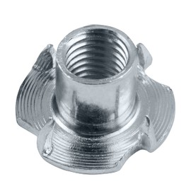 Drive-in nuts, insertion sleeves, M8 x 100 pieces with metric drive-in thread, impact nuts, impact nuts, insertion nut, threaded sleeves, wooden nut, screw-in nut, galvanised