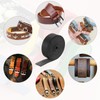 sourcing map Faux Leather Strap, 1" Width x 98" Long