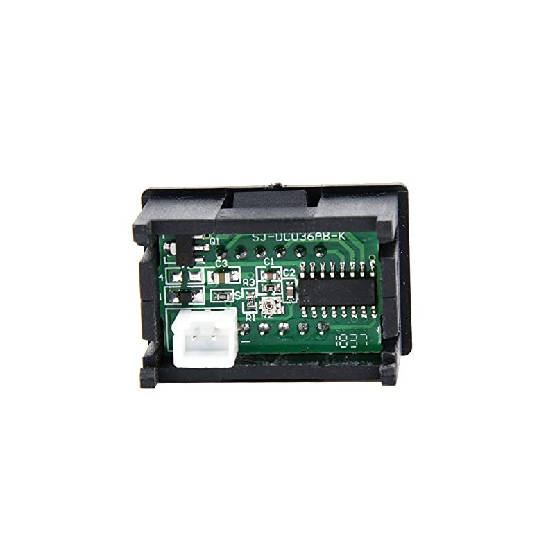 Voltímetro Digital LED, Medidor de Voltaje de Pantalla de 2,4-30