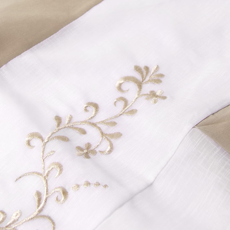 SIMPVALE 1 Piece Roman Blind Voile Curtains Window Decoration for