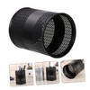 Operitacx Metal Black Anti-rust Round Pen Holder for Office Storage