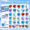 150Pcs 0.8in Magnetic Blocks, Building Cubes for Girls Ages 4-8
