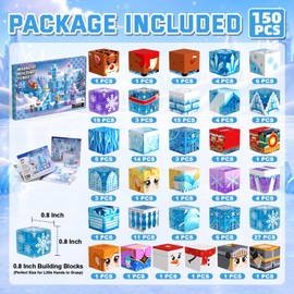 150Pcs 0.8in Magnetic Blocks, Building Cubes for Girls Ages 4-8 Toys Gifts